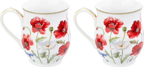 Изображение товара Набор кружек Elan Gallery Маки / 420329_2 (2шт)