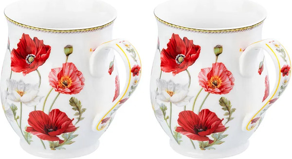Изображение товара Набор кружек Elan Gallery Маки / 420329_2 (2шт)