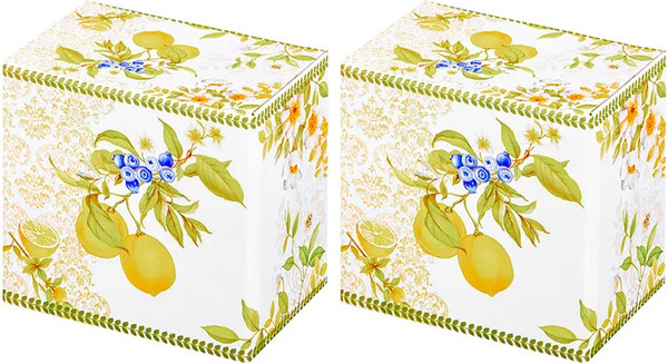 Изображение товара Кружка Elan Gallery New Bone China Лимоны / 420651_2 (2шт)