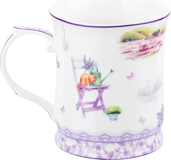Изображение товара Кружка Elan Gallery New Bone China Лаванда / 420725