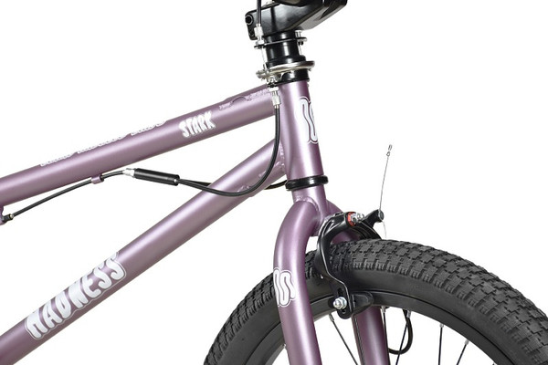 Изображение товара Велосипед STARK Madness BMX 2 2024 (фиолетово-серый/перламутр/черный, разобранный, в коробке)