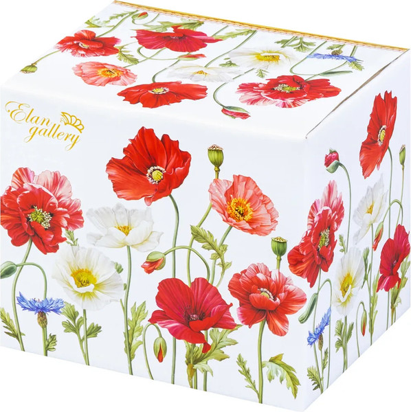 Изображение товара Кружка Elan Gallery New Bone China Маки / 420736
