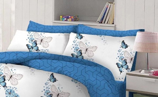 Изображение товара Наволочка Домашняя мода Бабочки (50х30)