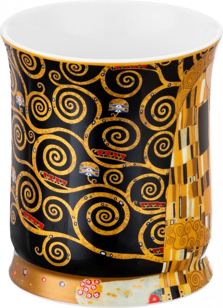 Изображение товара Кружка Elan Gallery New Bone China Поцелуй на черном / 420728