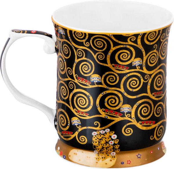 Изображение товара Кружка Elan Gallery New Bone China Поцелуй на черном / 420728