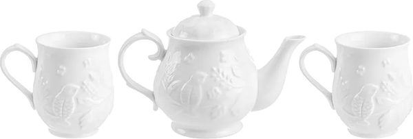 Изображение товара Чайный набор Elan Gallery Птички на ветке / 540201+3