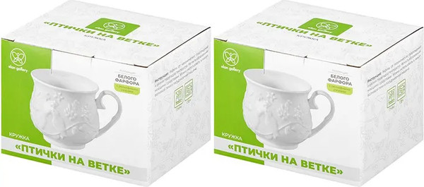 Изображение товара Набор кружек Elan Gallery Птички на ветке / 540959_2