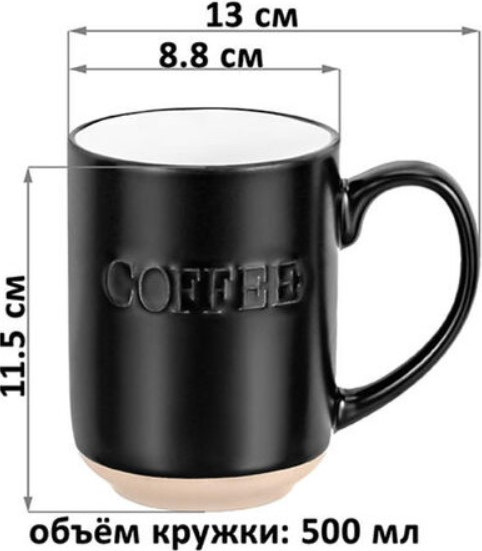 Изображение товара Кружка Elan Gallery Coffee / 960213