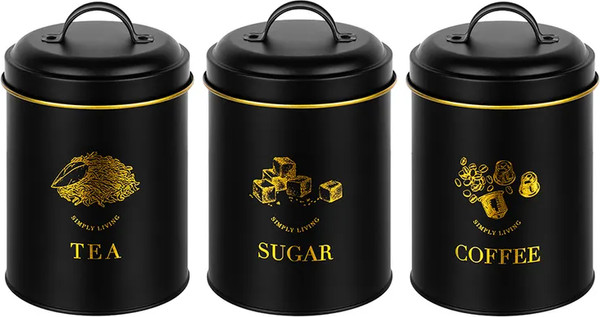 Изображение товара Набор емкостей для хранения Elan Gallery Tea, coffee, sugar / 240489