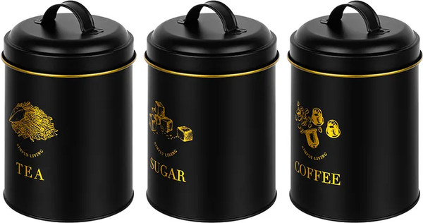 Изображение товара Набор емкостей для хранения Elan Gallery Tea, coffee, sugar / 240489