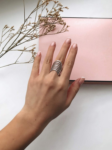 Изображение товара Кольцо Wolves Легендарное Неделька Серебрение 1408 (р.18)