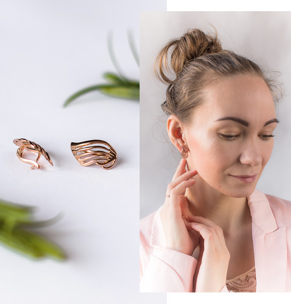 Изображение товара Серьги Wolves Легендарные Неделька Позолота 1412