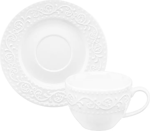 Изображение товара Набор для чая/кофе Elan Gallery Ажур / 230251_2 (New Bone China)