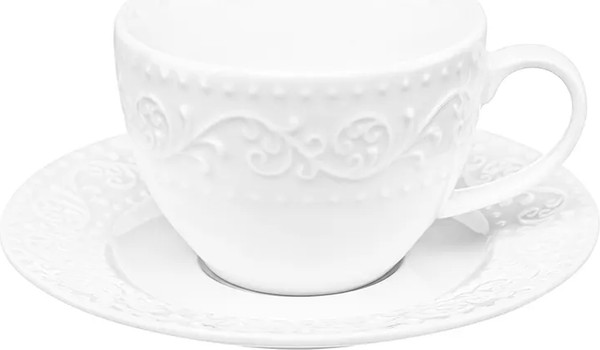 Изображение товара Набор для чая/кофе Elan Gallery Ажур / 230251_6 (New Bone China)