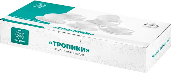 Изображение товара Набор для чая/кофе Elan Gallery Тропики / 540934