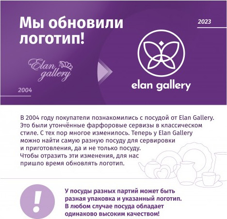 Изображение товара Набор тарелок Elan Gallery Бронза / 540905
