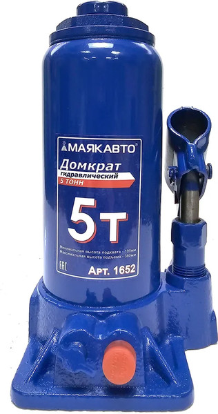 Изображение товара Бутылочный домкрат Маяк авто 1652