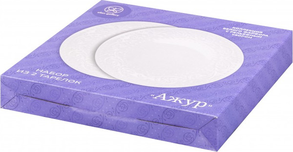 Изображение товара Набор тарелок Elan Gallery Ажур / 230250 (New Bone China)