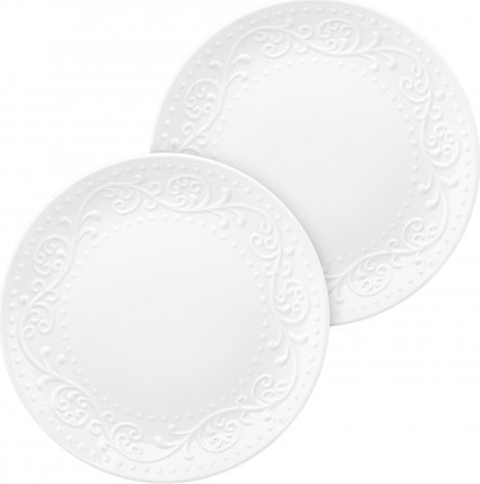 Изображение товара Набор тарелок Elan Gallery Ажур / 230250 (New Bone China)