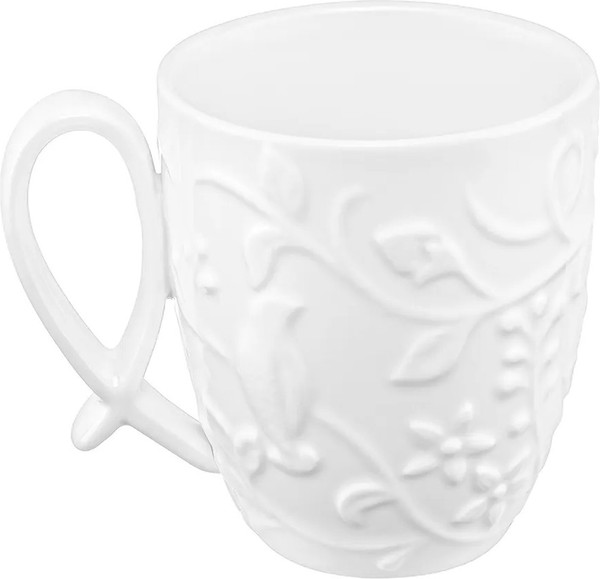 Изображение товара Кружка с блюдцем Elan Gallery Птички на ветке / 540936