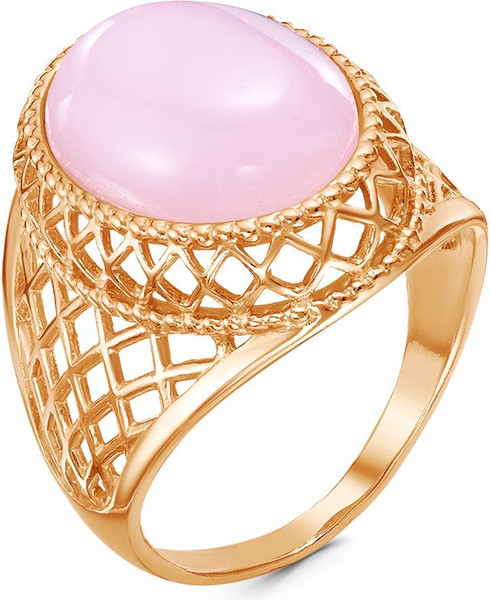 Изображение товара Кольцо Wolves Розовый кварц 1442 (р.19)