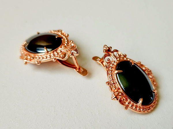 Изображение товара Серьги Wolves Царский подарок Гематит 1480