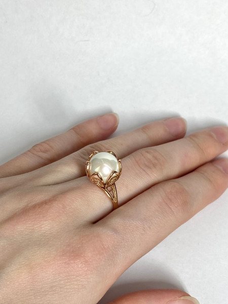 Изображение товара Кольцо Wolves Морская Жемчужина 1436 (р.19.5)