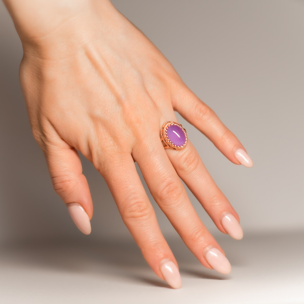 Изображение товара Кольцо Wolves Аметист 1504 (р.20.5)