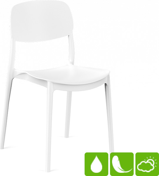 Изображение товара Стул пластиковый GreenTerra Eller (белый)