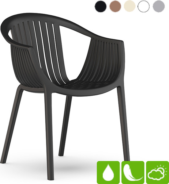 Изображение товара Стул пластиковый GreenTerra Escalate (черный)