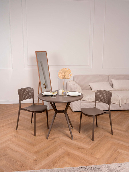 Изображение товара Стул пластиковый GreenTerra Eska (капучино)