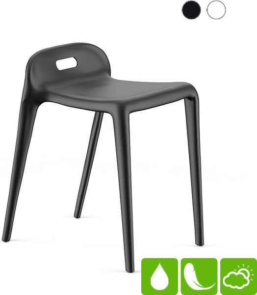 Изображение товара Стул пластиковый GreenTerra Espace (черный)