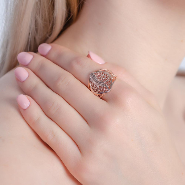 Изображение товара Кольцо Wolves Русские Узоры 1527 (р.19.5)