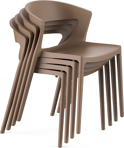 Изображение товара Стул пластиковый GreenTerra Evok (капучино)