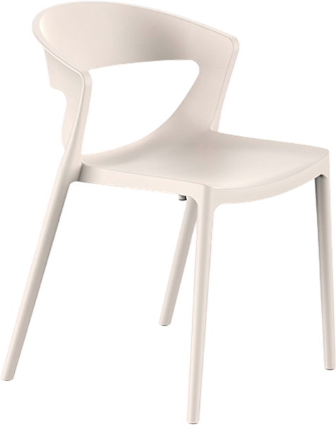 Изображение товара Стул пластиковый GreenTerra Evok (светло-бежевый)