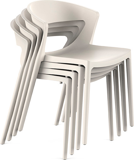 Изображение товара Стул пластиковый GreenTerra Evok (светло-бежевый)