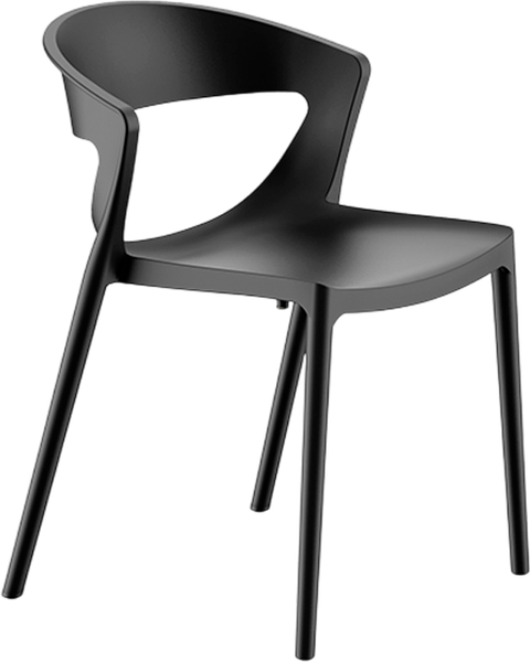 Изображение товара Стул пластиковый GreenTerra Evok (черный)