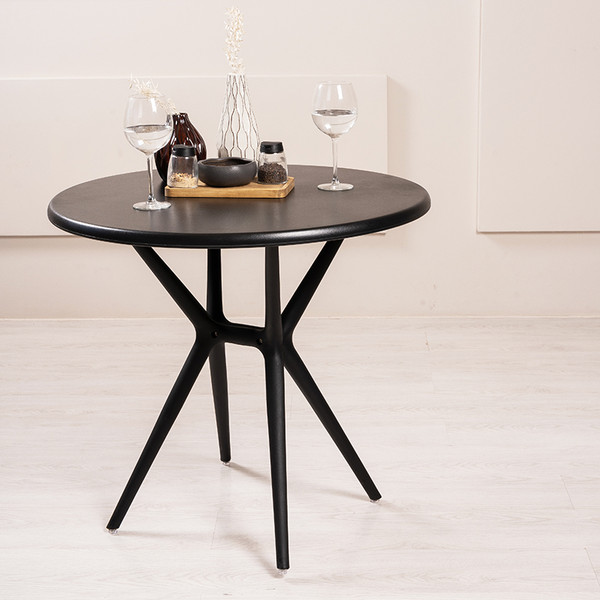 Изображение товара Стол пластиковый GreenTerra Teori T3 (черный)
