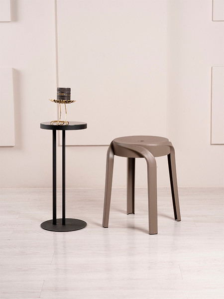 Изображение товара Табурет пластиковый GreenTerra Ecler (капучино)