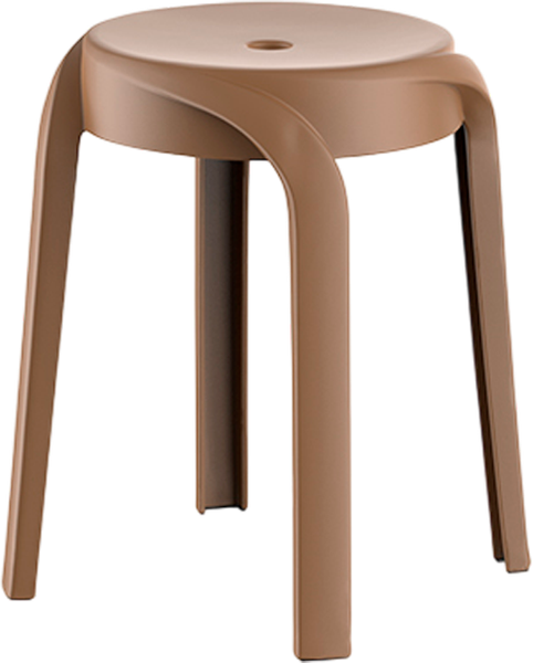 Изображение товара Табурет пластиковый GreenTerra Ecler (капучино)