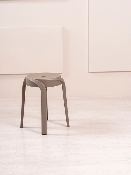 Изображение товара Табурет пластиковый GreenTerra Ecler (капучино)