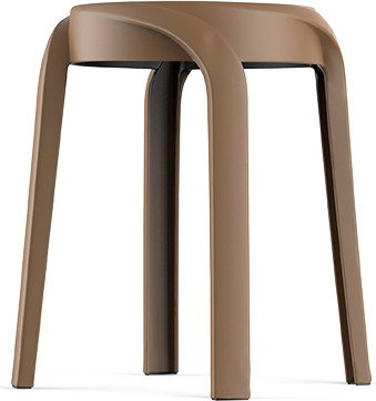 Изображение товара Табурет пластиковый GreenTerra Ecler (капучино)