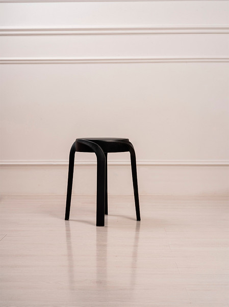 Изображение товара Табурет пластиковый GreenTerra Ecler (черный)