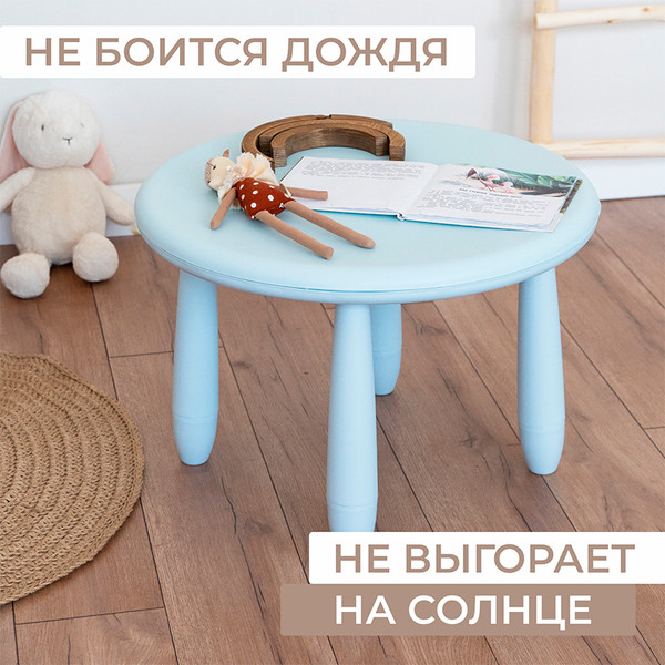 Изображение товара Стол детский GreenTerra Tini (голубой)