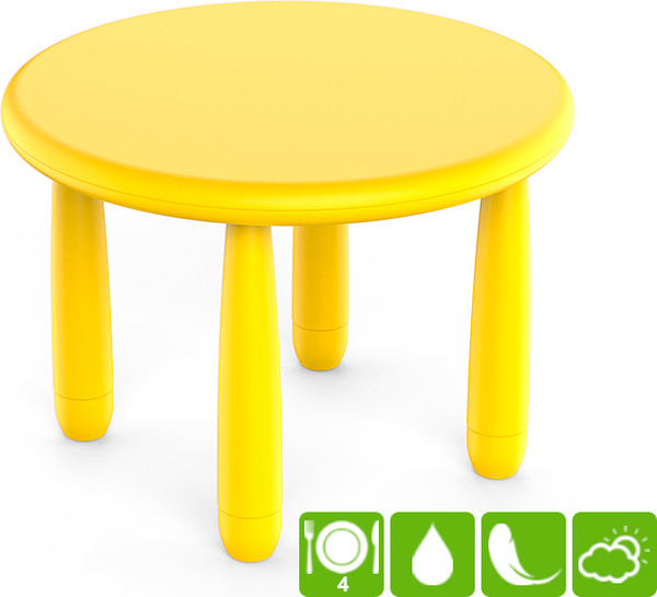 Изображение товара Стол детский GreenTerra Tini (желтый)