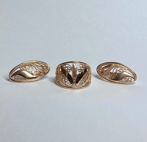 Изображение товара Кольцо Wolves Крылья Бабочки 1573 (р.18.5)