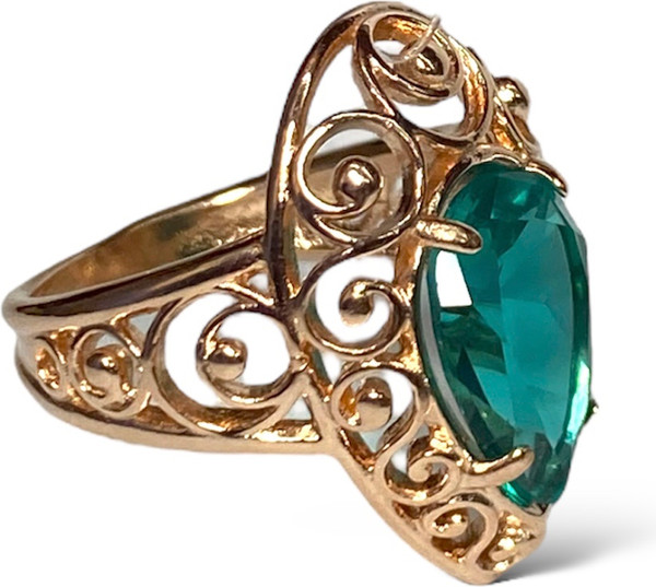 Изображение товара Кольцо Wolves Кошачий глаз 1604 (р.19)