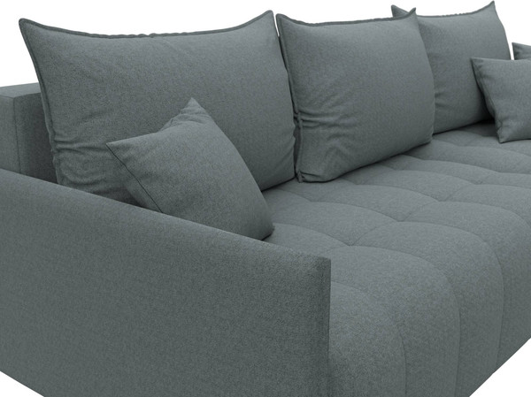 Изображение товара Диван угловой Лига Диванов Лига-054 НПБ угол универсальный / 129024 (рогожка Амур 07 серый)