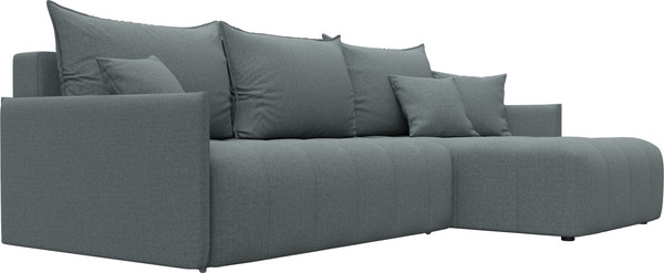 Изображение товара Диван угловой Лига Диванов Лига-054 НПБ угол универсальный / 129024 (рогожка Амур 07 серый)