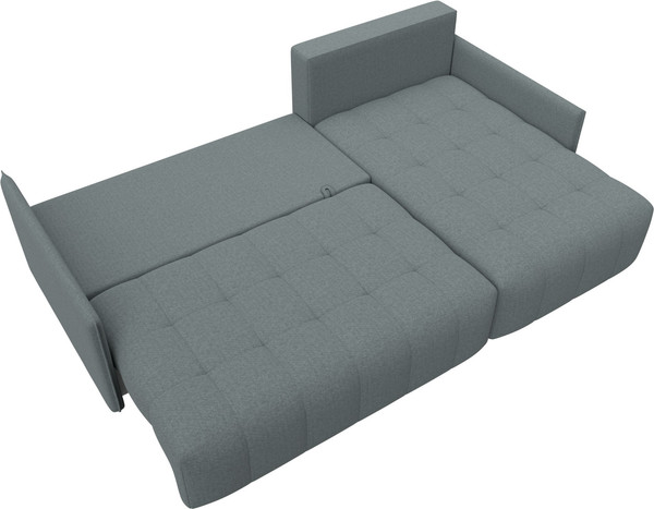 Изображение товара Диван угловой Лига Диванов Лига-054 НПБ угол универсальный / 129024 (рогожка Амур 07 серый)